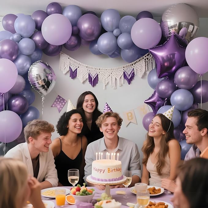 110pcs Dusty Blue Balloon 12 Inch - Image 5