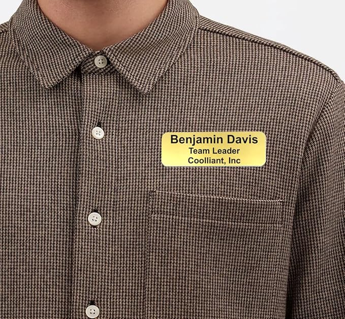 Custom Laser Engraved Name Tag Badges - Image 3