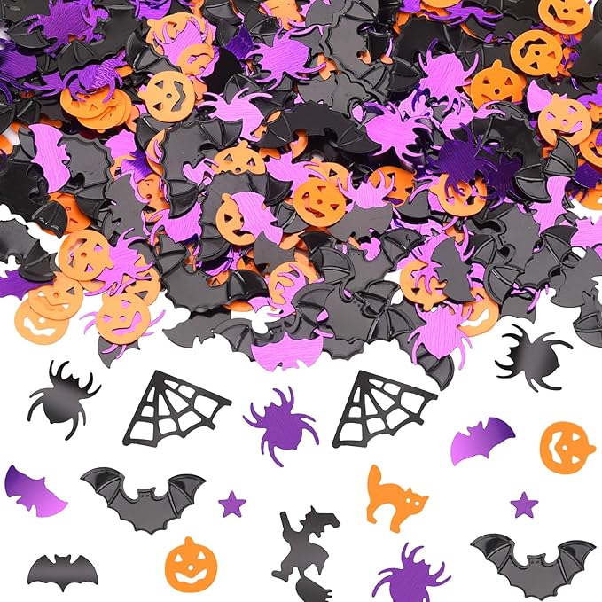 MARFOREVER Halloween Confetti Glitter Table Decorations Party Scatter Table by MARFOREVER