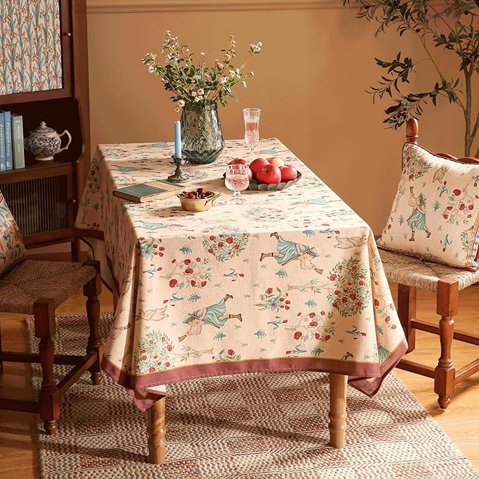 patdrea Designer Beige Tablecloth - Image 4