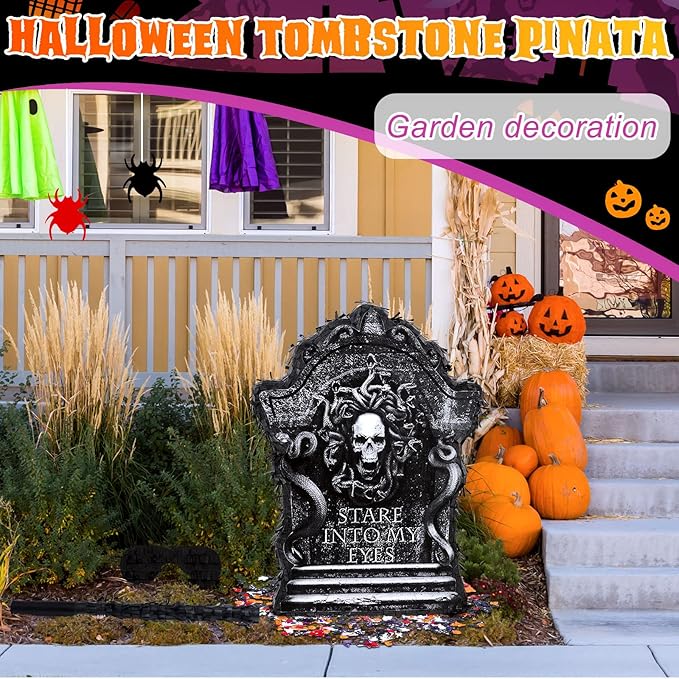 Halloween Tombstone Piñata Halloween Confetti Spooky Ghost Piñata - Image 6