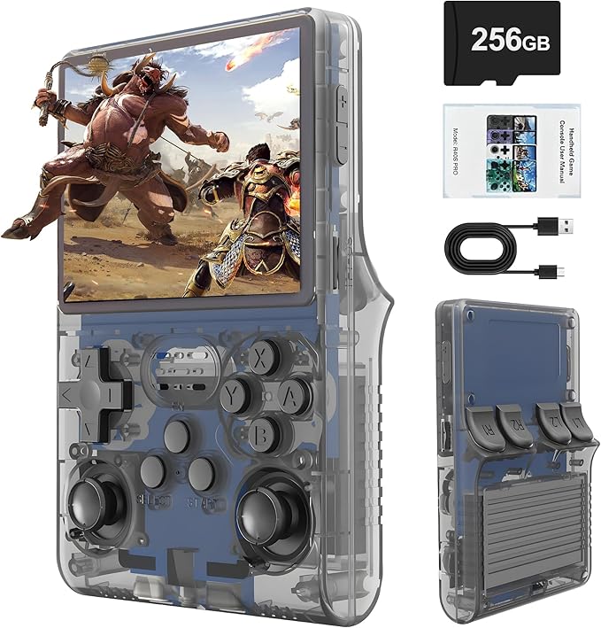 R40S PRO Retro Gaming Console, 30000+ HD Games Handheld Game Console, 3800mAh by OROMVO