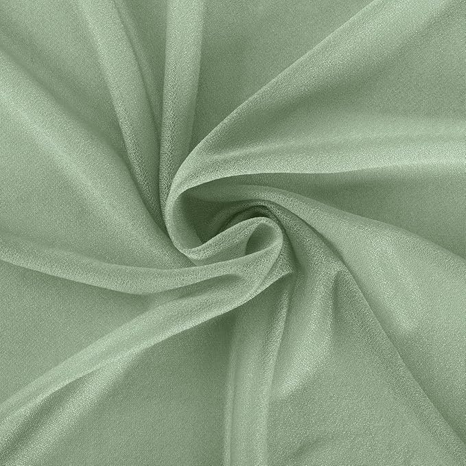 Sage Green Wedding Arch Draping Fabric 29" x 20 FT Wedding Drapes - Image 6