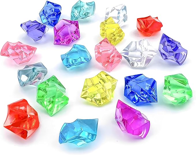 Multicolor Vase Fillers Sparkling Fake Crush Ice Rocks Acrylic Diamonds - Image 7