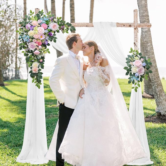 Wedding Arch Flowers Kit, Artificial Flower Arch Decor - Image 7