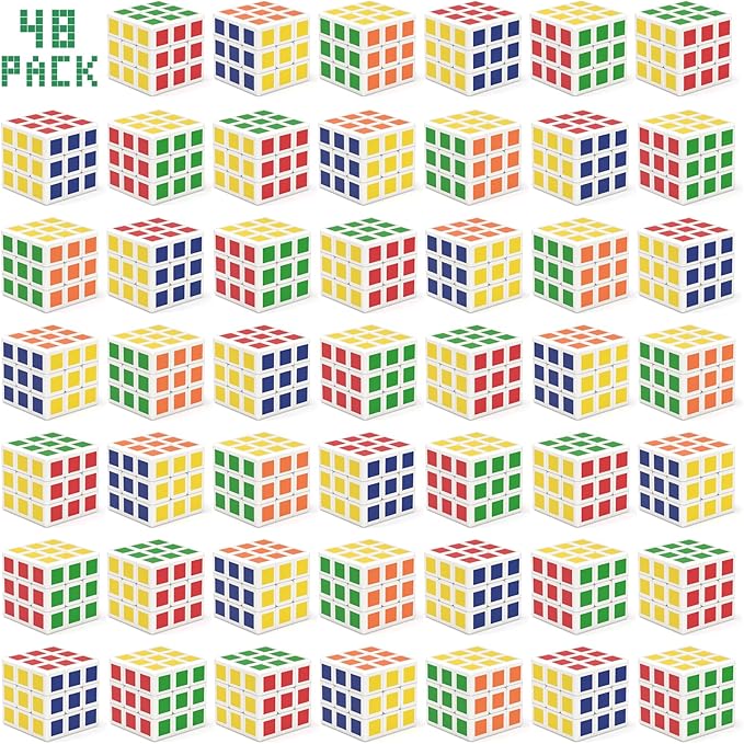 Vdealen 48 Pack Mini Cube Puzzle Party Favors by Vdealen