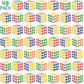 Vdealen 48 Pack Mini Cube Puzzle Party Favors by Vdealen