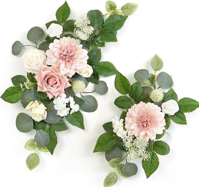 WEIERYUE Artificial Flowers Decorations, Artificial Arch Backdrop Garlandfor by WEIERYUE