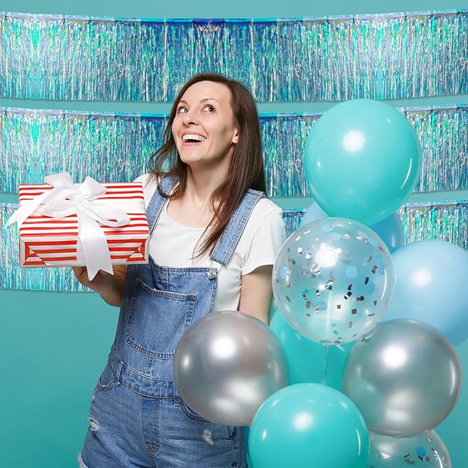 Iridescent Birthday Decorations Tinsel Garland Parade Float Decorations - Image 6