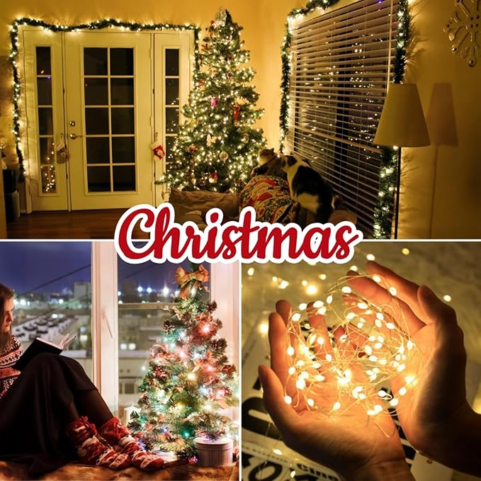 Smart Color Changing Fairy String Lights, 33FT 100 LED RGB Easter Lights String - Image 3