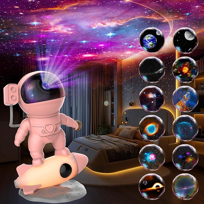 Star Projector, Astronaut Galaxy Projector by Aimetoile