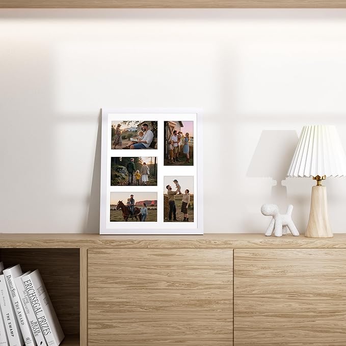Vittanly 11x14 Collage Picture Frame, Displays 5Pcs 4x6 Pictures - Image 5
