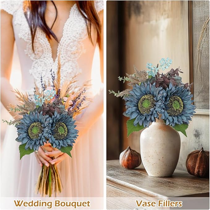 Silk Sunflowers Artificial Flowers - Image 7