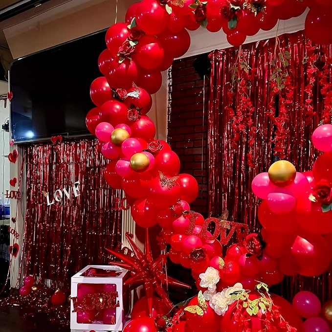 125 pcs Red 5 Inch Balloons, Small Balloons - Image 3