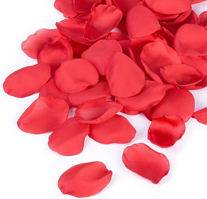 300pcs Artificial Red Rose Petals by NeaticooRose