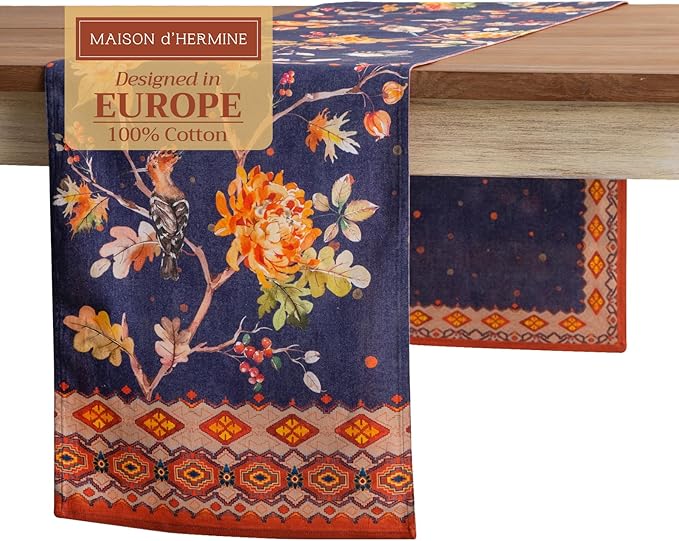 Maison d' Hermine Table Runner 100% Cotton Double Layer Table Runners 72 inches by MaisondHermine