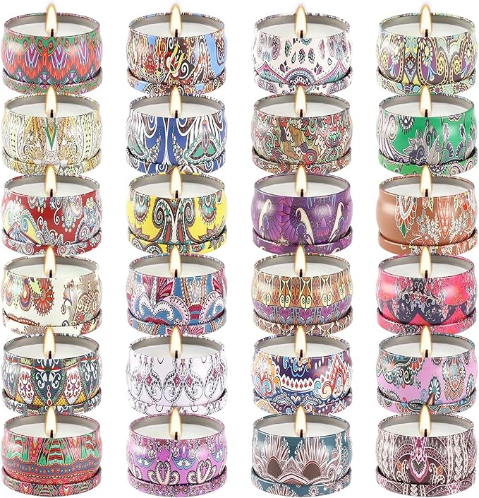 Scented Candles Gift Set, 2.5 oz Soy Wax Aromatherapy Candle - Image 8
