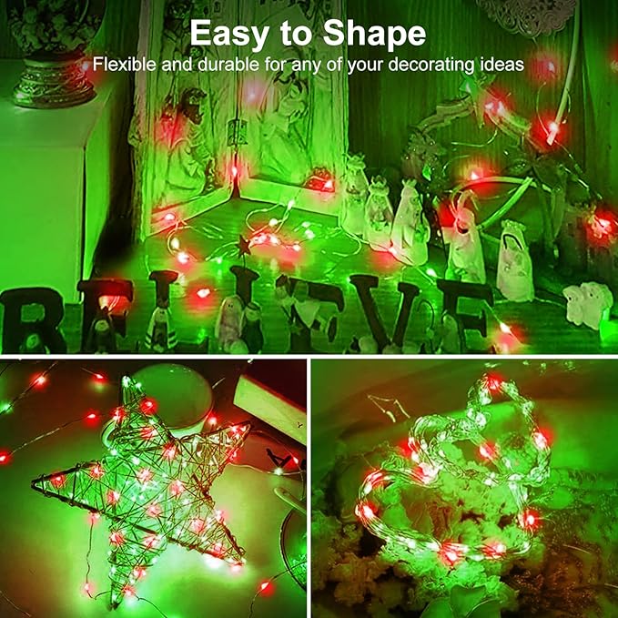 btfarm 12 Pack Fairy Lights Battery Operated, 7ft 20 Led Twinkle Lights String - Image 6