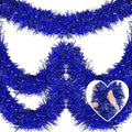25 Feet Metallic Twist Tinsel Garland Backdrop by Mebiornt