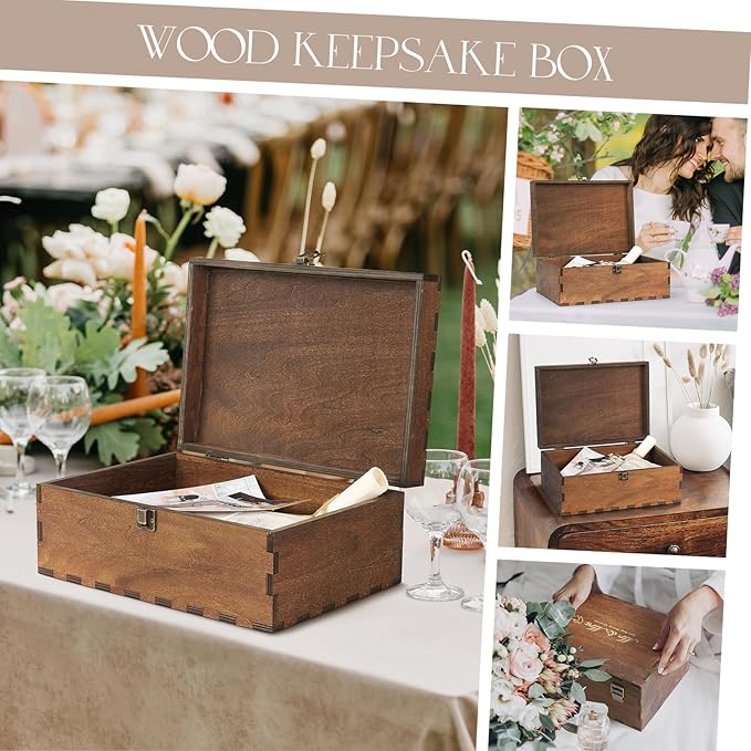 AW BRIDAL Mr and Mrs Wedding Keepsake Box Large - Image 7