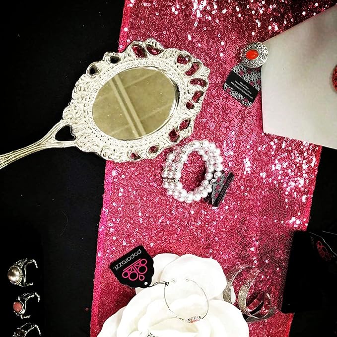 Eternal Beauty Hot Pink Table Runner - Image 3