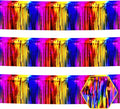 3 Pack 10 Long Rainbow Metallic Foil Fringe Garland Wall Hanging Tassle Banner by Ferwzsr