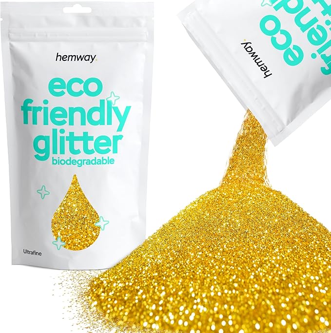 Hemway Eco Friendly Biodegradable Glitter 100g / 3.5oz Bio Cosmetic Safe by Hemway