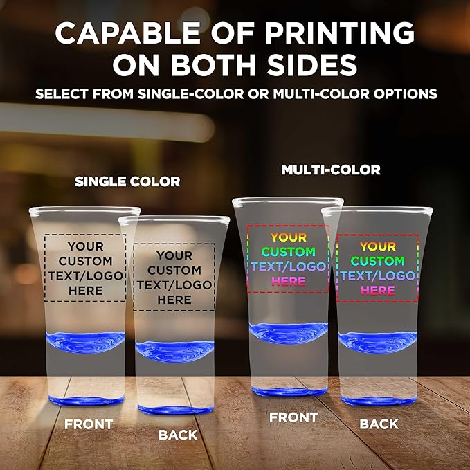 Custom 2 oz. Lord Shooter Etched Shot Glasses, 100 pack, Personalized Text - Image 6