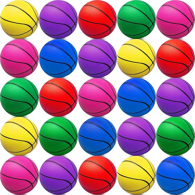 42Pcs 5" Mini Basketball Balls Bulk Small Basketball Set, PVC Small Basketball - Image 9