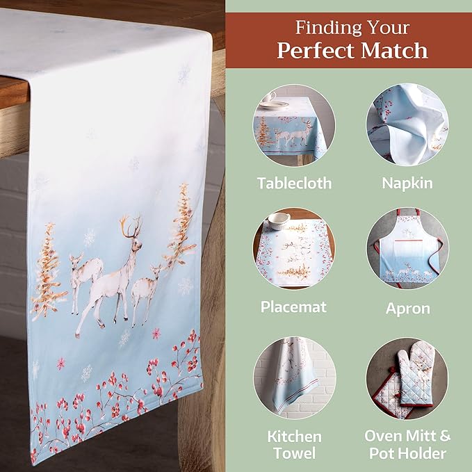 Maison d' Hermine Table Runner 100% Cotton Double Layer Table Runners 72 inches - Image 5