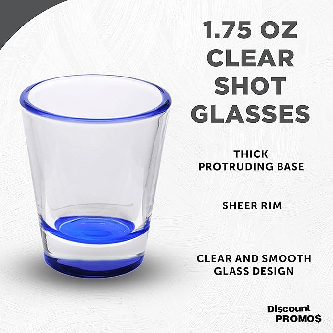 DISCOUNT PROMOS Shot Glasses Set 1.75 oz. Set of 10 Bulk Pack, Wedding Favor - Image 3
