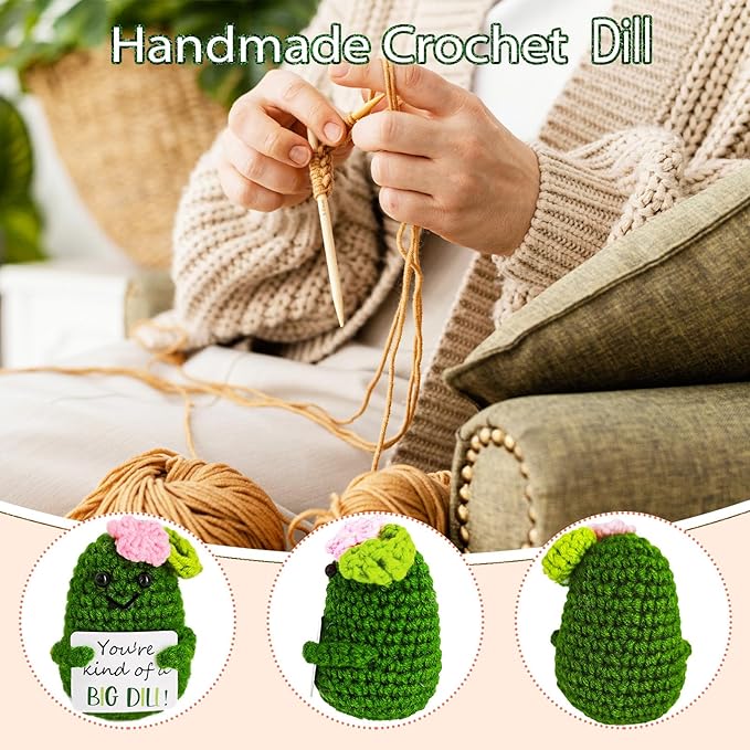 Emotional Support Crochets, Cute Melon Crochet Pattern, Handmade Crochet Melon - Image 4
