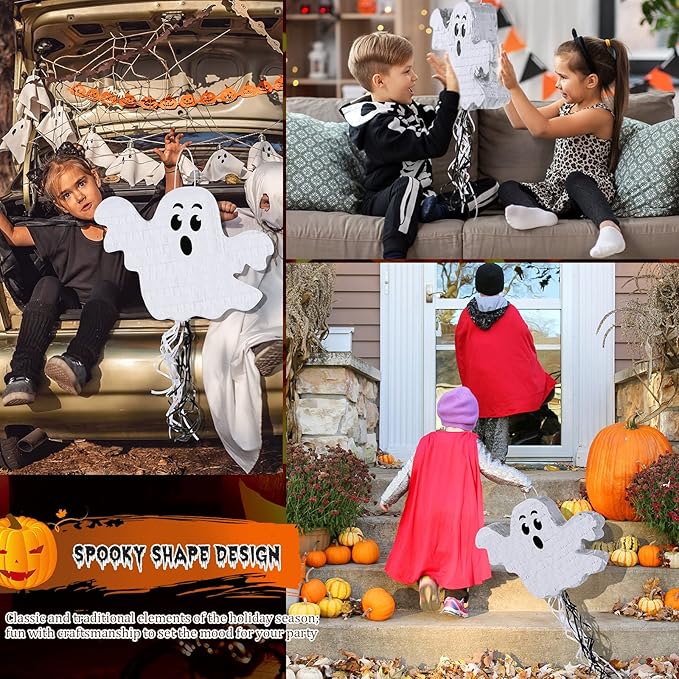 Leitee Halloween Pinatas Spooky Ghost Pinata Halloween Mexican Pinatas - Image 7