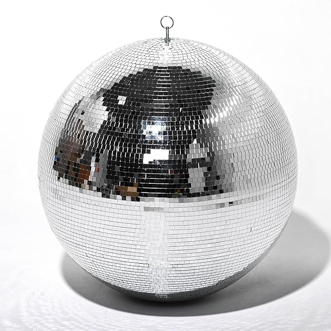 Yescom 24" Large Disco Ball Mirror Big Hanging Glass Decoration - Image 8