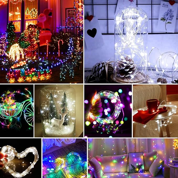 pozzolanas 24 Pack 7ft Waterproof LED Fairy Lights - Image 7
