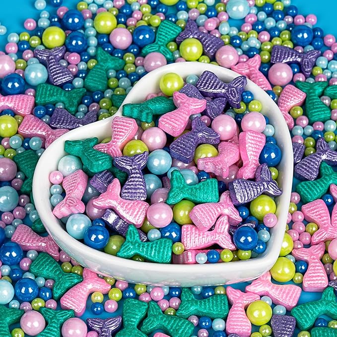 Mermaid Sprinkles, Edible Pearl Sprinkle - Image 7