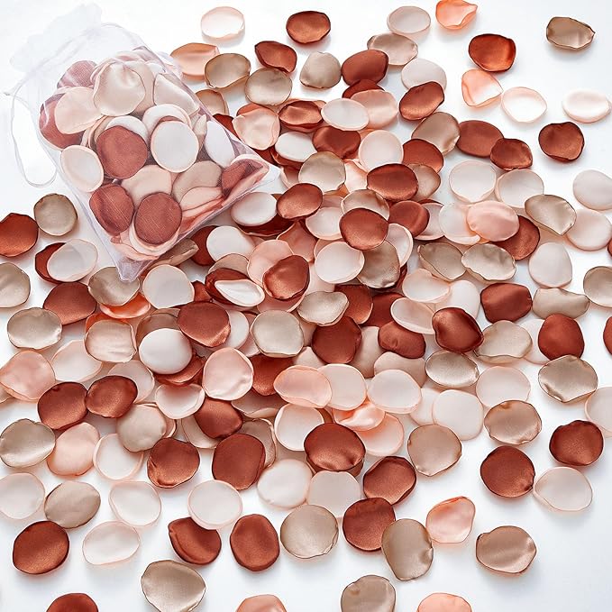 Serwalin 500Pcs Silk Rose Petals Artificial Flower Petals by Serwalin