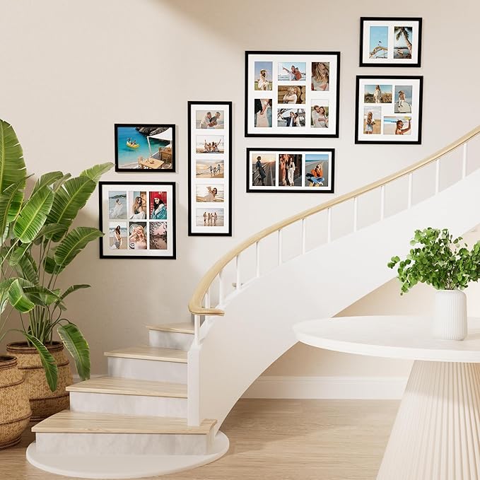 Vittanly 12x12 Collage Picture Frame, Displays 4Pcs 4x6 Pictures - Image 4