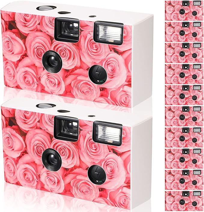 12 Pack Disposable Camera Bulk for Wedding 34 mm Single Use Film Camera by Flutesan