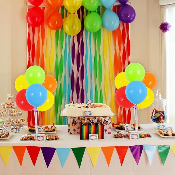 TONIFUL 4 Set Colourful Balloon Centerpieces - Image 7