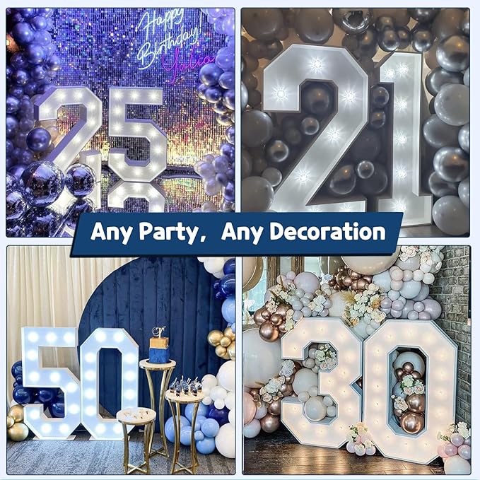 Marquee Letters 3 Feet Tall Large Light Up Letters Baby Shower Decorations - Image 6