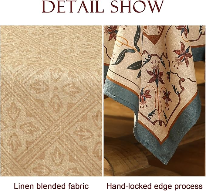 patdrea Designer French Linen Tablecloth - Image 5