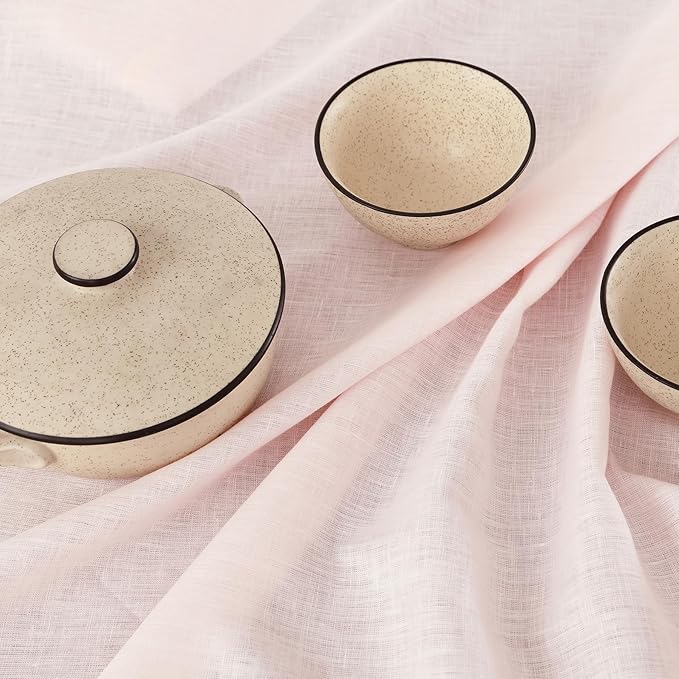 Solino Home Linen Pink Table Runner 60 Inches - Image 9
