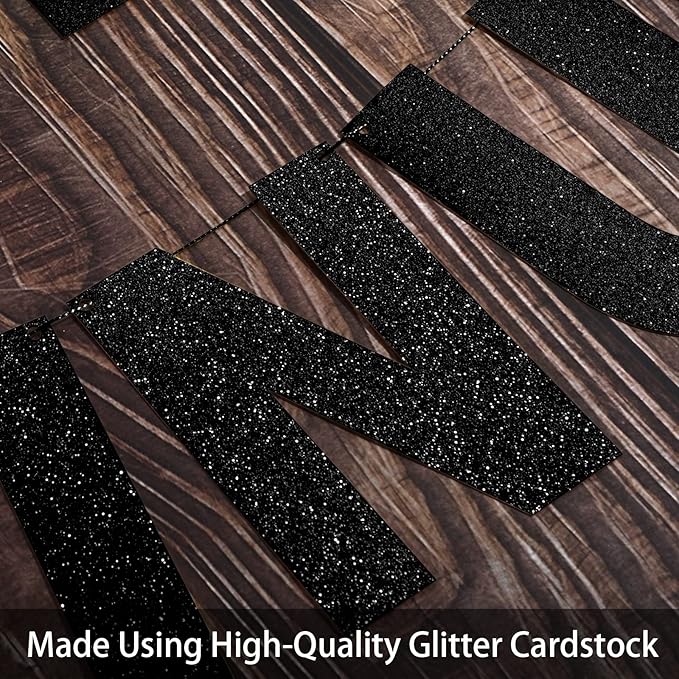 TaoBary 112 Pcs DIY Letter Custom Banner Glitter Customizable Banner Kit - Image 4
