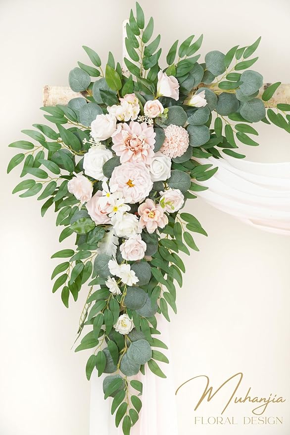Artificial Arch Flowers Kit, Ceremony and Reception Background Rose Decoration - Image 3
