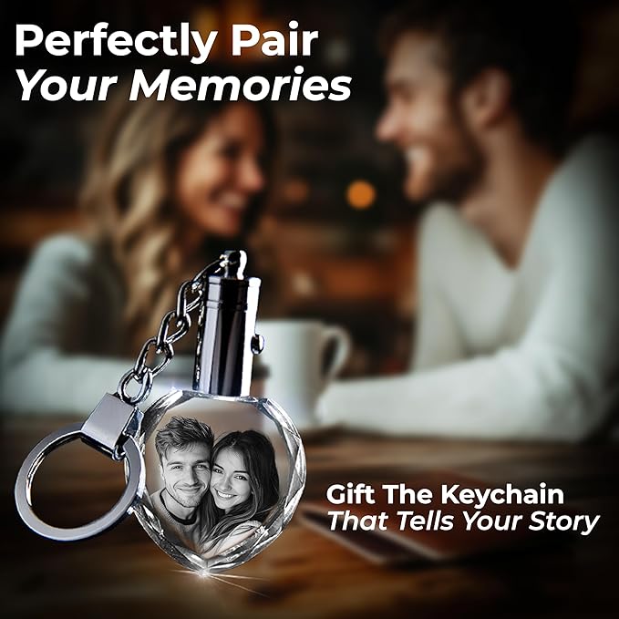 3D innovation Personalized Crystal Keychain Photo - Image 7