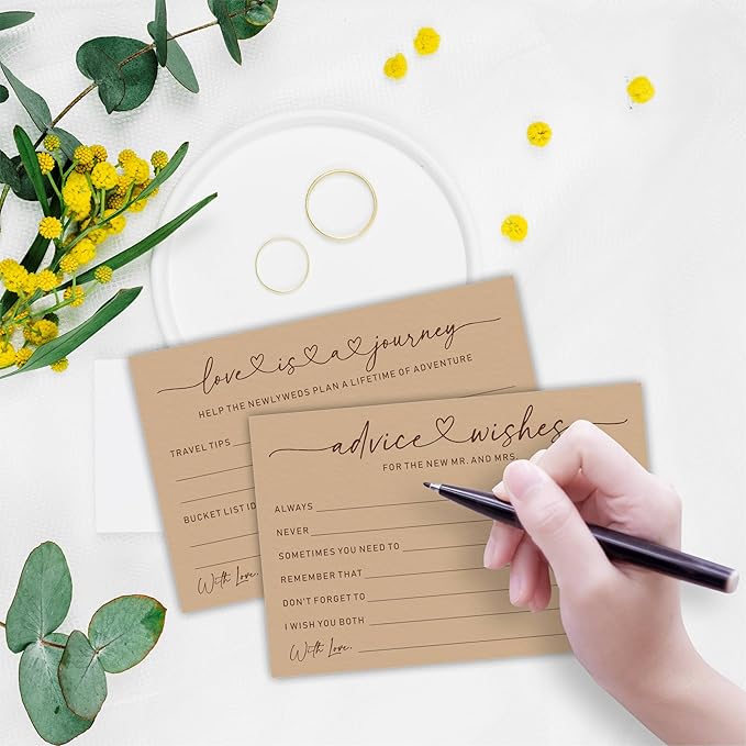 Wedding Advice Cards -Pack Of 30 Wishes - Image 4