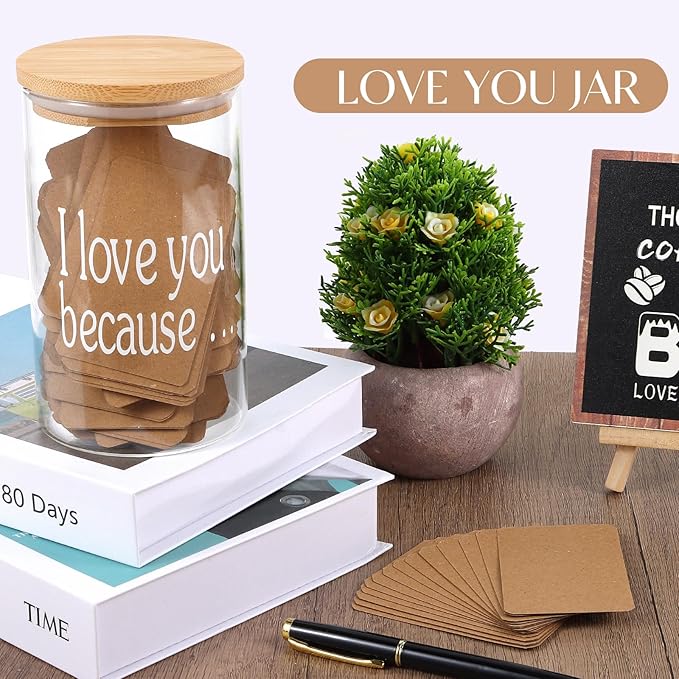 Love Notes Jar Love You Because Jar - Image 6