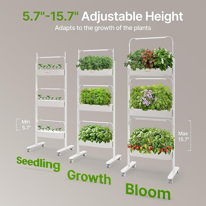 SUNCOZE 3-Tier Hydroponics Growing System Kit - Image 3