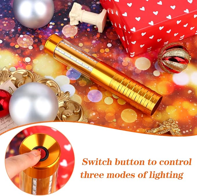 4 Pieces Strobe Baton Bottle Service Sparklers Metallic Bottle Service Lights - Image 4